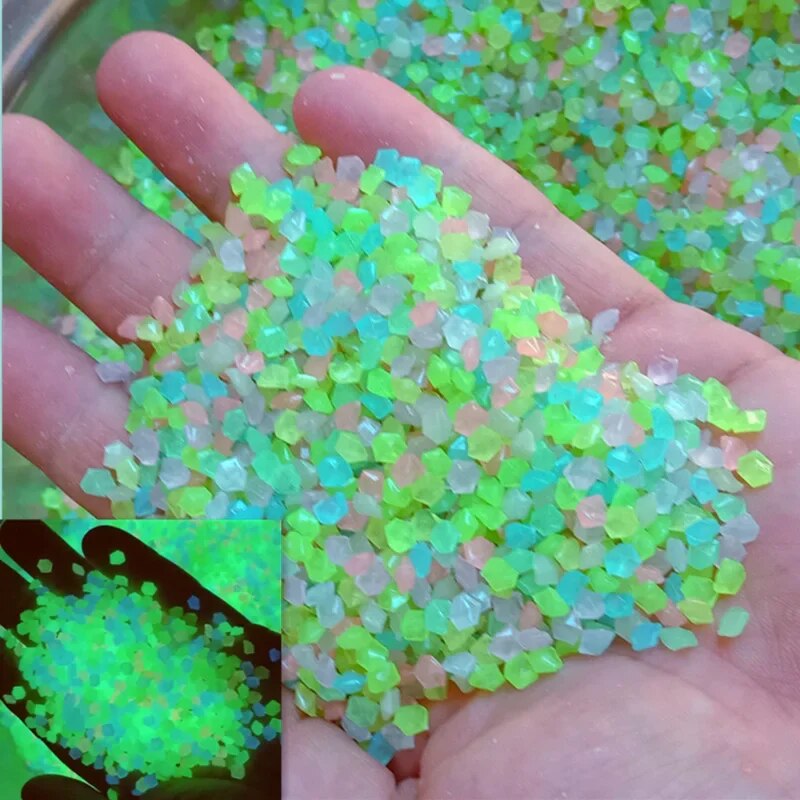 Aquarium Marine Stone - حصى رمال مضيئة في الظلام ،