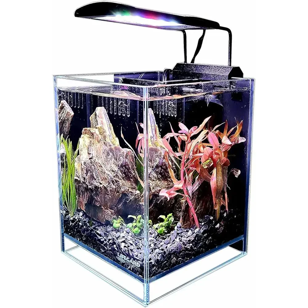 Marine Aquarium All In One - حوض أسماك كريستالي فائق الوضوح مع