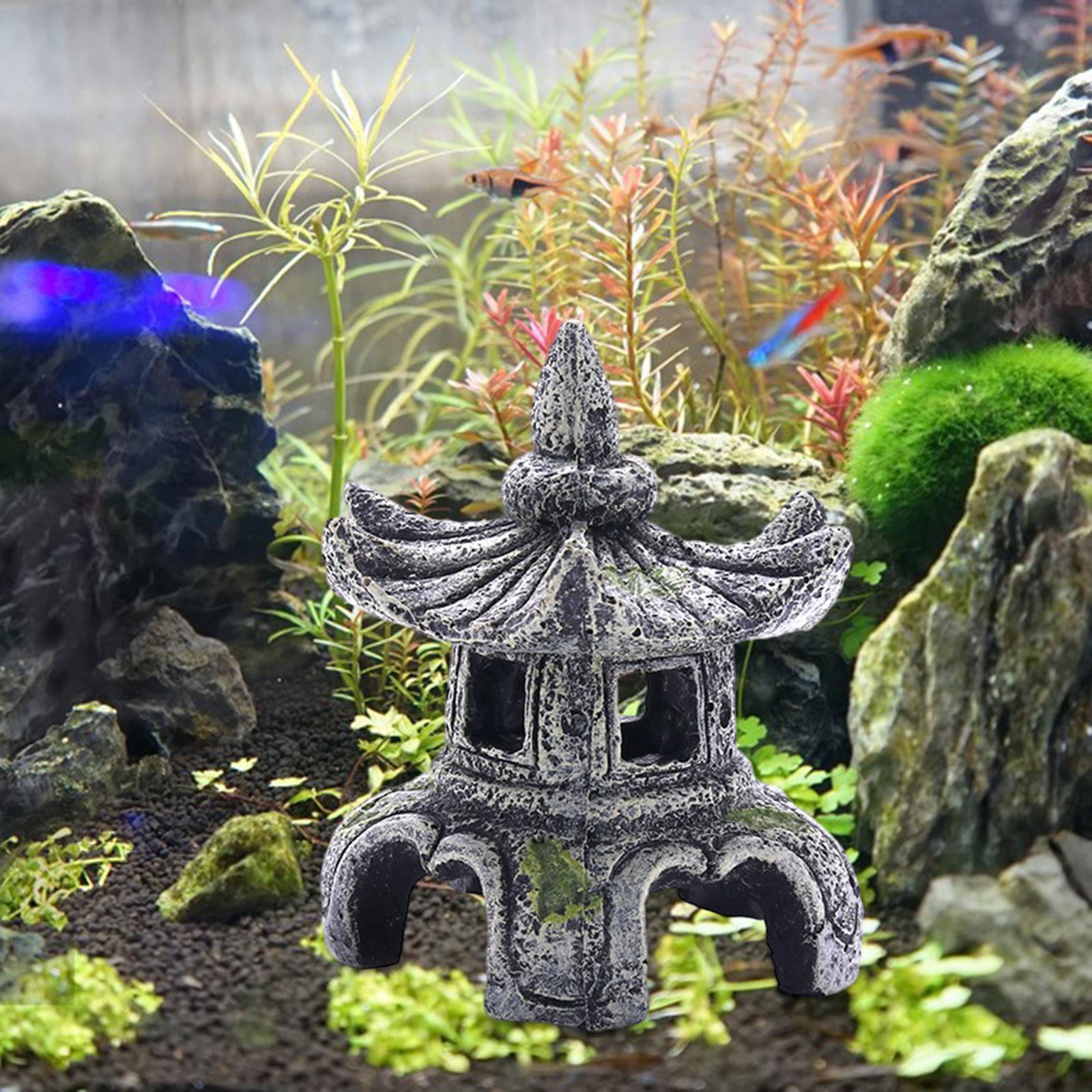 زخرفة مصباح حجر الحوض ، زخرفة  - مراجعة Marine Aquarium All In One وسعره