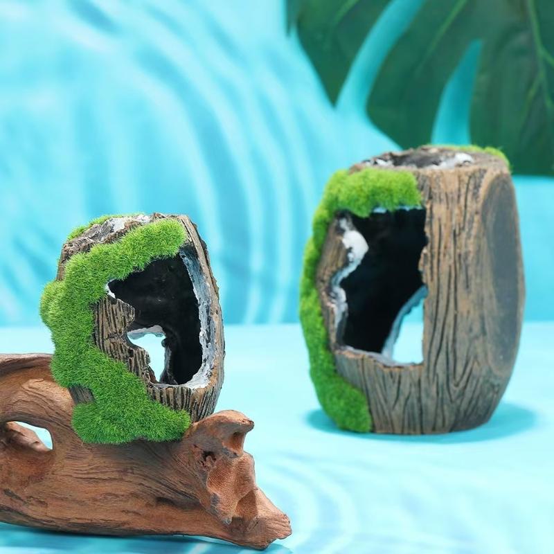 زينة حوض السمك على شكل كهف مخف - مراجعة Marine Aquarium All In One وسعره