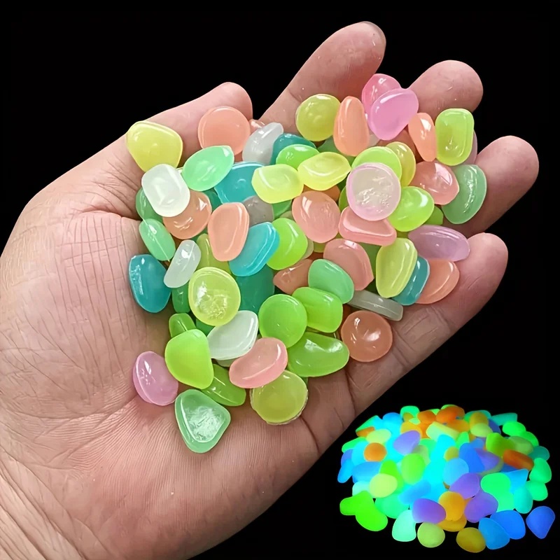 50-200 قطعة من الحصى المضيء في - مراجعة Aquarium Marine Stone وسعره