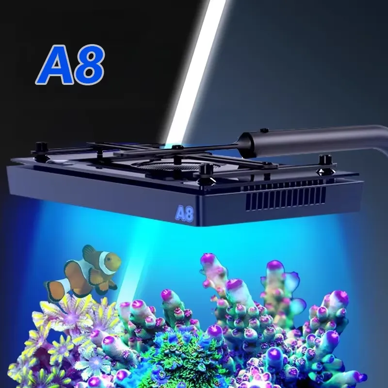 إضاءة LED للأحواض المائية A8SE - مراجعة Aquarium Marine وسعره